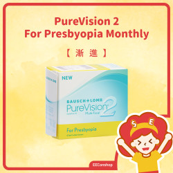 PureVision 2 HD For Presbyopia (月戴|漸進|矽水凝膠)