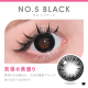 FABULOUS 1 Month NO.5 Black 2p
