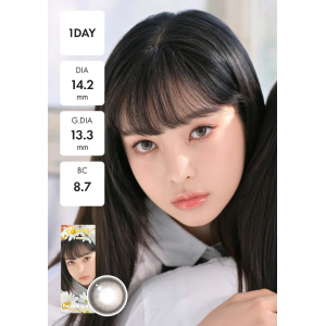 Chuu Lens Daisy Shower 1 Day - Pure Gray