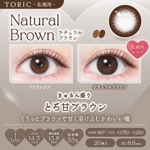 EverColor 1 Day Toric - Natural Brown