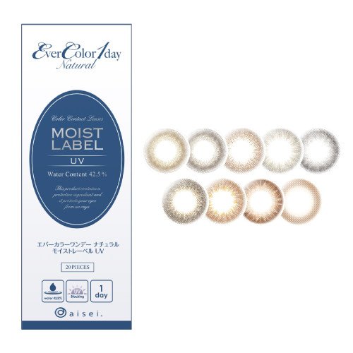 EverColor 1 Day Natural Moist Label UV