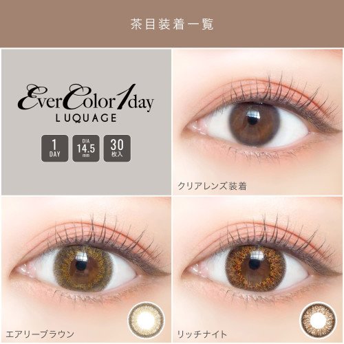 EverColor 1 Day Luquage 30片裝