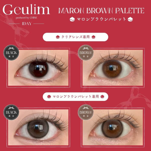 Geulim 1 Day - Maron Brown Palette