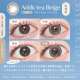 LARME Silicone Hydrogel Toric 1 Day Addictea Beige