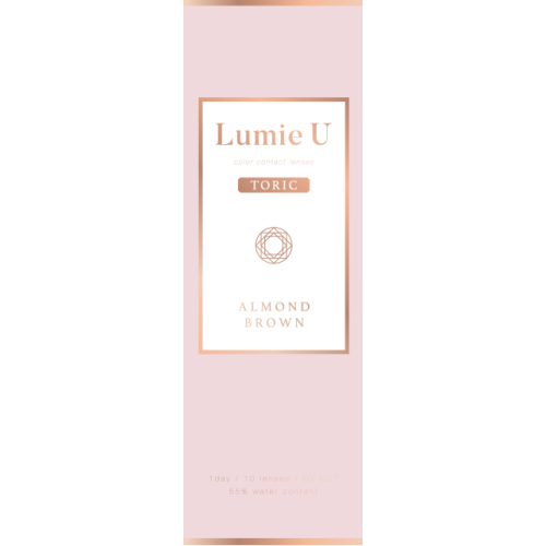 Lumie U 1 Day Toric Almond Brown