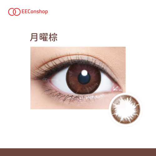 TICON帝康 AKIRA艾綺拉彩色日拋隱形眼鏡 1 Day Color 月曜棕 BROWN