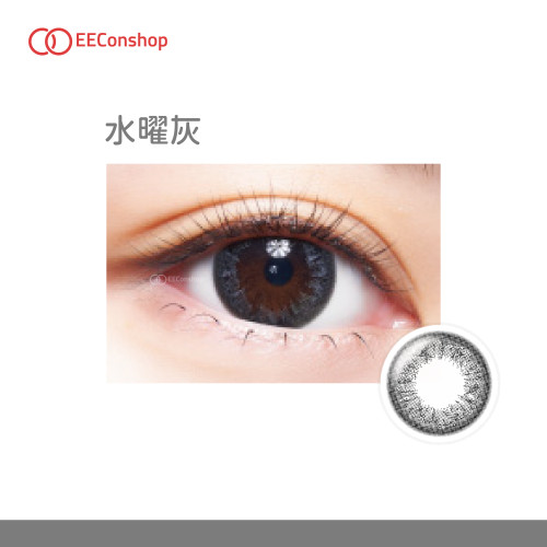 TICON帝康 AKIRA艾綺拉彩色日拋隱形眼鏡 1 Day Color 水曜灰 GRAY