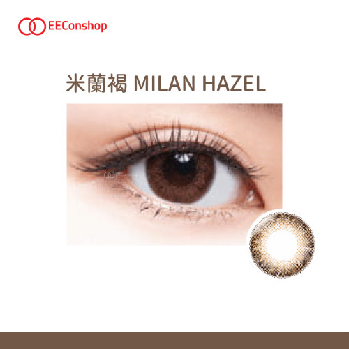 Ticon 帝康 MUSE 繆思女神彩色日拋隱形眼鏡 1 Day Color 米蘭褐 MILAN HAZEL