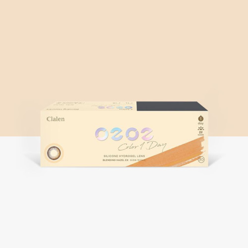 Clalen O2O2 Color 1 Day - Blending Hazel EX