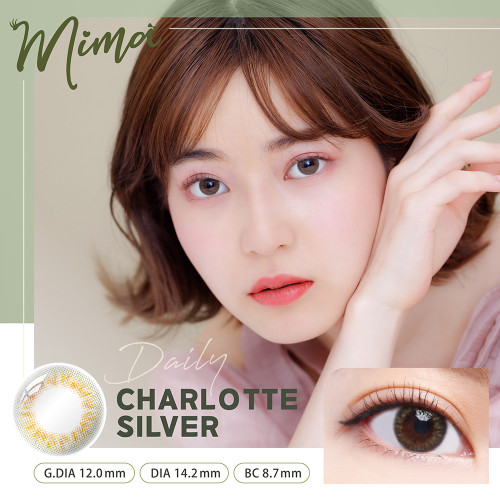 MIMA 1 Day Color Charlotte Silver